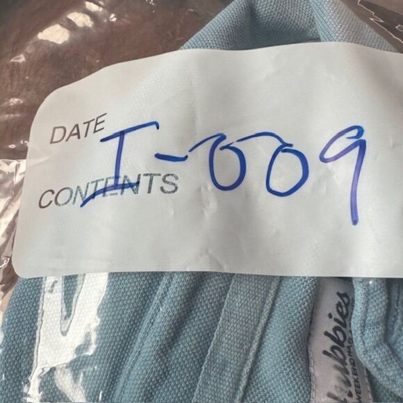 Chubbies Medium Pacific Blue Short Sleeve Polo - Picture 5 of 5